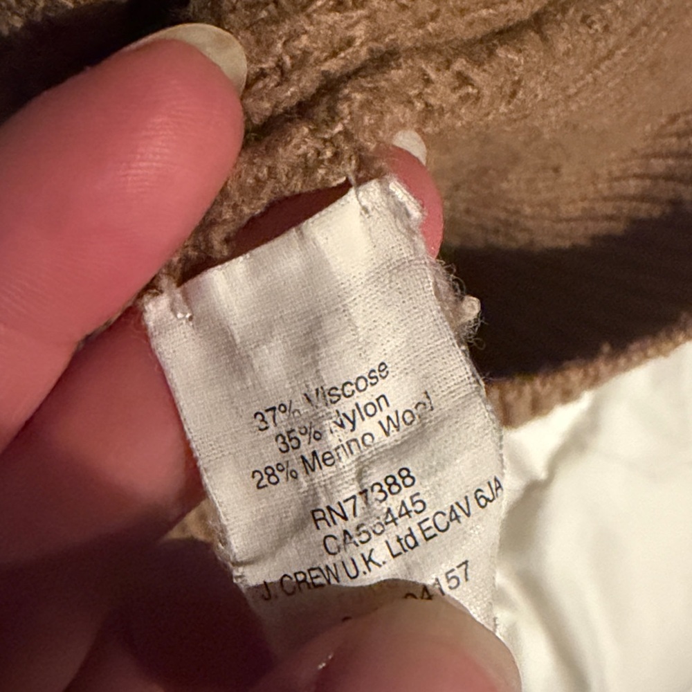 J. Crew Women's Crewneck Sweater in Camel Brown - Picture 2 of 2